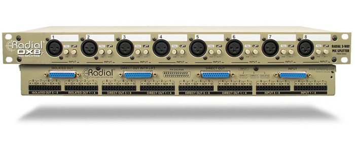 Radial OX8 8通道话筒分配器